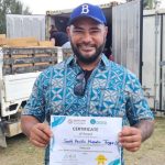 Masa Kawaguchi of South Pacific Mozuku. Finalist at First Pacific Island Entrepreneur Expo 1024x461