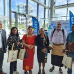 From left, Sam Vea (TCCI President) with delegates attending the 4th European Union Papua New Guinea Business, Trade and Investment Conference.